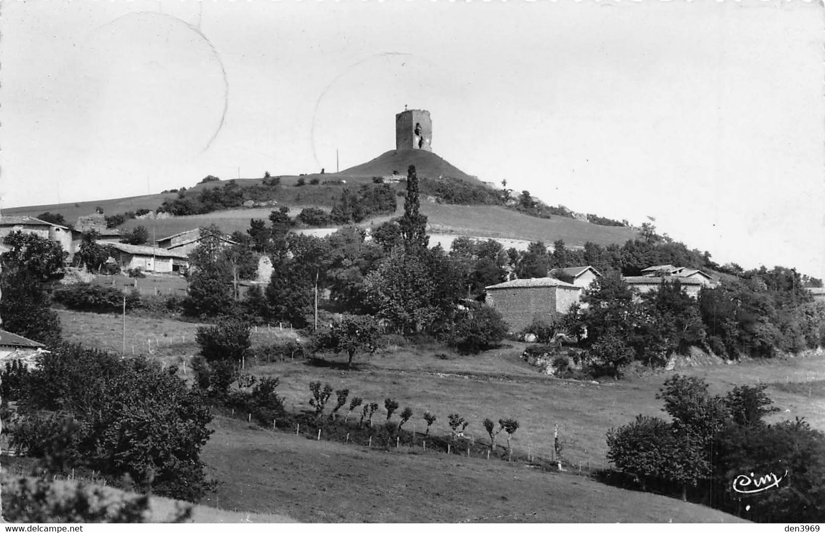 La tour d'Albon dominant le village